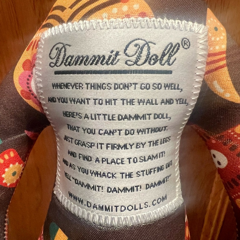 Colorful Stress Relief Doll with Fun Patterns - Picture 2 of 5